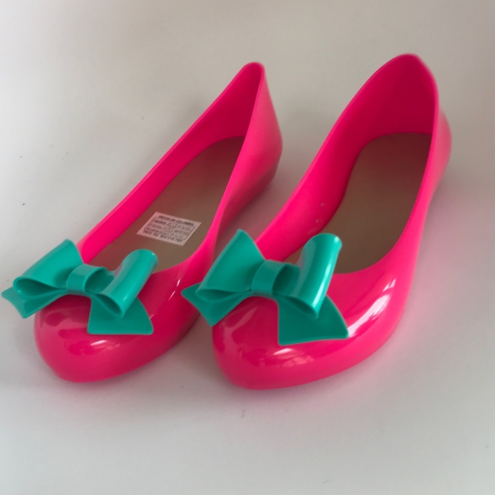 Jelly shoes.  Flats